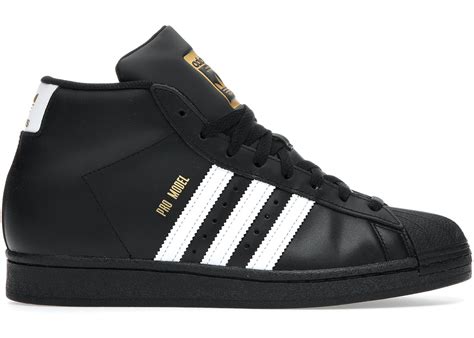 adidas pro model heren wit zwart|adidas Pro Model Black White Men's .